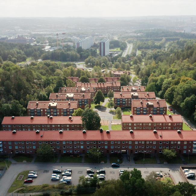Solvarvsgatan flygbild